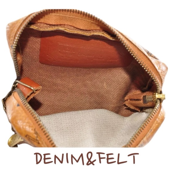 MCM Visetos Leather Brown Gold Logo Zip Coin Case/ Key Pouch | PRELOVED 🤎🤎 - Picture 7 of 7